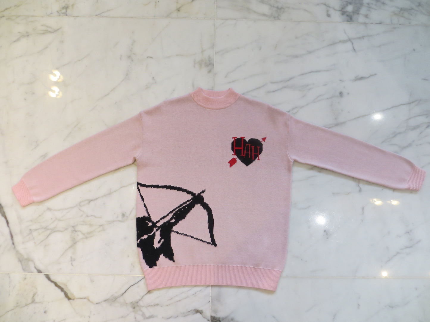 Amoroso Knit Sweater Pink