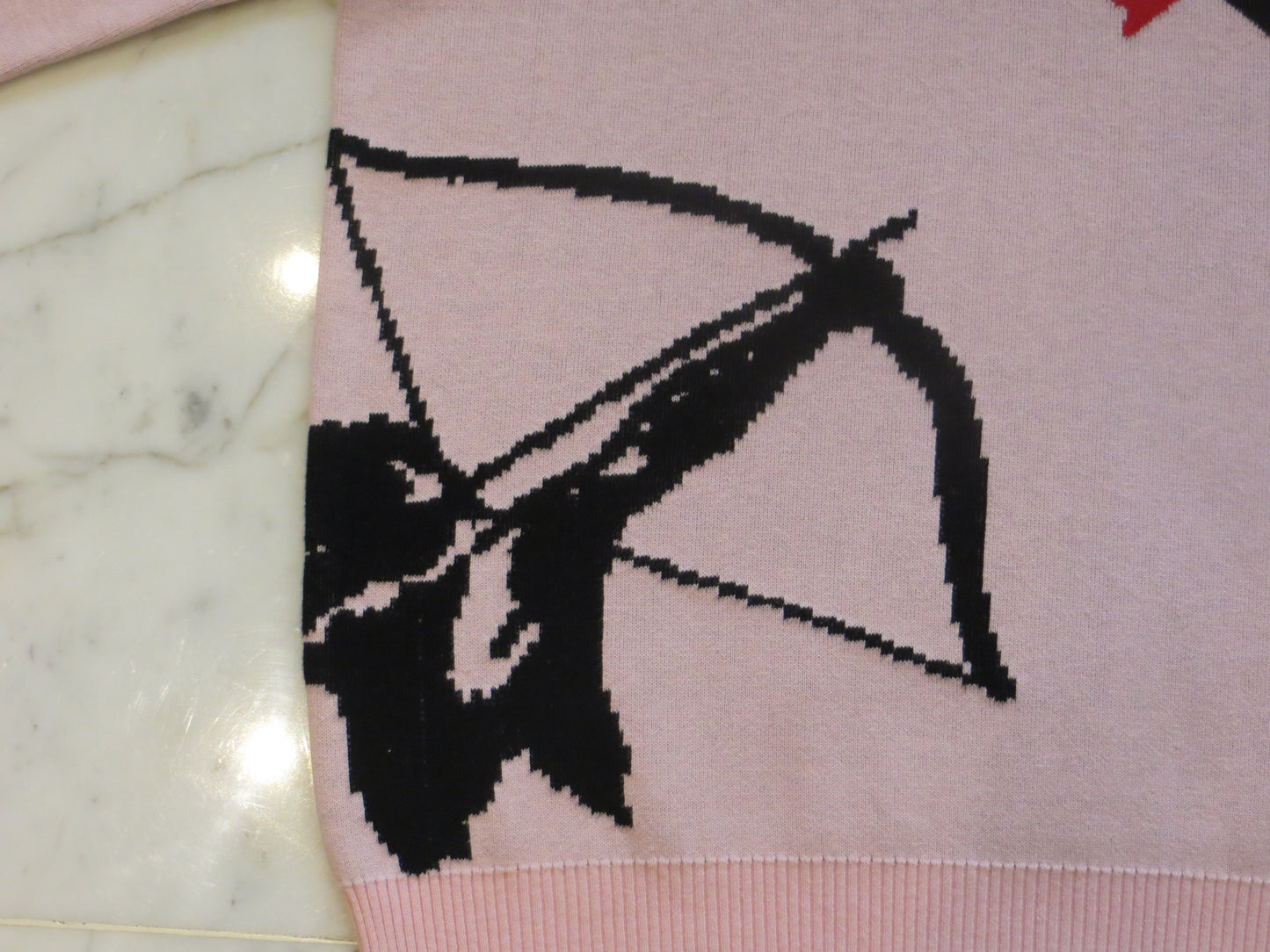 Amoroso Knit Sweater Pink